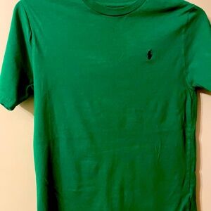 💙Boys Ralph Lauren Polo Shirt. Green. Size L (14/16) worn once. Excellent💙